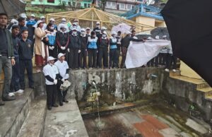 नमामि गंगे स्वयंसेवकों ने वैतरणी घाट में चलाया स्वच्छता अभियान