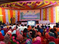 मुख्यमंत्री श्री वाराही धाम देवीधुरा, चम्पावत में आयोजित मंदिर के नव निर्माण कार्य के शिलान्यास कार्यक्रम को वर्चुअल माध्यम से संबोधित किया।