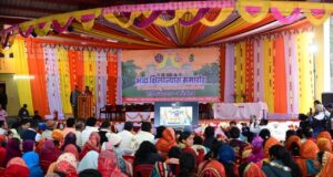 मुख्यमंत्री श्री वाराही धाम देवीधुरा, चम्पावत में आयोजित मंदिर के नव निर्माण कार्य के शिलान्यास कार्यक्रम को वर्चुअल माध्यम से संबोधित किया।