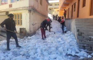 नगर पंचायत बदरीनाथ ने धाम में यात्रा तैयारियां की शुरु