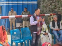 जोशीमठ नगर में भू धंसाव होने का सबसे बड़ा कारण एनटीपीसी जल विद्युत परियोजना :लखपत सिंह बुटोला