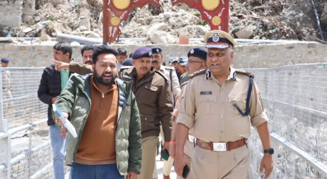 चारधाम यात्रा : एडीजी ने ज्योतिर्मठ से माणा तक परखी सुरक्षा तैयारियां