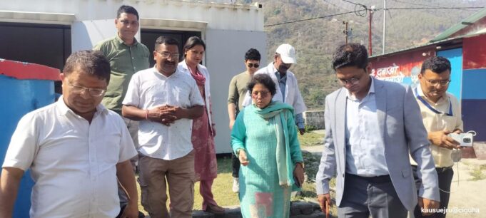 चार धाम यात्रा के दृष्टिगत बद्रीनाथ धाम यात्रा मार्ग की स्वास्थ्य व्यवस्थाओं का महानिदेशक स्वास्थ्य द्वारा निरीक्षण