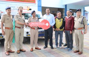 आपदा प्रबंधन विभाग ने चमोली पुलिस को सौंपी दो क्रेन