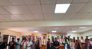 भारतीय युवा मोर्चा की परिचय बैठक आयोजित
