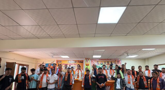 भारतीय युवा मोर्चा की परिचय बैठक आयोजित