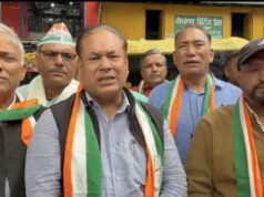 चंपावत दुष्कर्म घटना के विरोध में कांग्रेस का प्रदर्शन, सरकार का फूंका पुतला