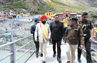 राज्यपाल ने किए बदरीनाथ धाम के दर्शन, देश और प्रदेश के समृद्धि और खुशहाली की कामना की