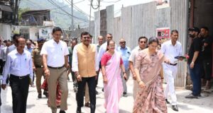 मुख्य सचिव ने बजरंग सेतु का किया स्थलीय निरीक्षण, दिए आवश्यक निर्देश
