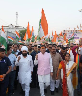 खटीमा में निकली भव्य “प्रगति पथ यात्रा”, मुख्यमंत्री पुष्कर सिंह धामी ने महान विभूतियों और शहीदों को दी श्रद्धांजलि
