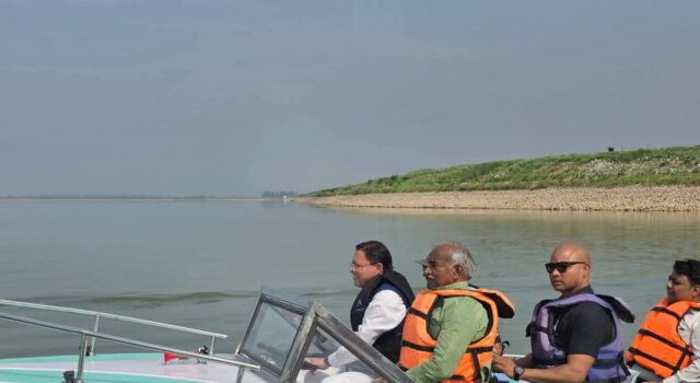 गदरपुर में अंतर्राष्ट्रीय कयाकिंग एवं कैनोइंग प्रतियोगिता की तैयारियों का मुख्यमंत्री धामी ने लिया जायजा