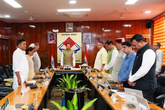 कैबिनेट बैठक में पूर्व मुख्यमंत्री खंडूड़ी और निशानेबाज जसपाल राणा को श्रद्धांजलि