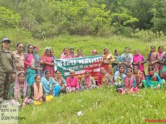 हरेला पर्व पर अगथला वन पंचायत में पौधारोपण, पर्यावरण संरक्षण का लिया संकल्प