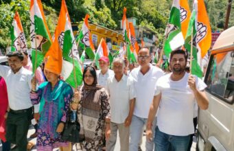 भाजपा सरकार और नैनीताल एसएसपी के खिलाफ कांग्रेस ने फूंका पुतला
