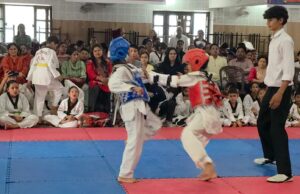 जिला स्तरीय ताइक्वांडो प्रतियोगिता में 80 से अधिक खिलाड़ियों ने दिखाया दमखम