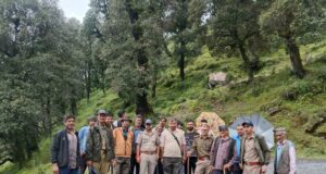 बूरा में वन पंचायत क्षेत्र में अतिक्रमण का मामला, वन विभाग ने किया स्थलीय निरीक्षण