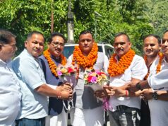 निजमुला सप्तकुंड घाटी में जिला सहकारी बैंक अध्यक्ष का भव्य स्वागत, ग्रामीणों ने लिया विकसित भारत-2047 का संकल्प