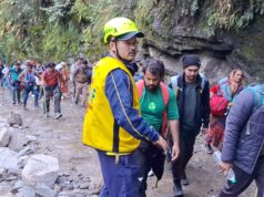 चीड़बासा स्लाइडिंग जोन में SDRF ने संभाला मोर्चा, 9 हजार यात्रियों को कराया सुरक्षित पार
