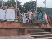 पांच प्रयागों में पिंडदान की थी योजना, नंदप्रयाग संगम पर अलकनंदा में बहा गुरु प्रसाद