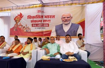 गोपेश्वर में आयोजित हुई विकसित भारत संकल्प सभा, सेवा ज्योति कार्यक्रम
