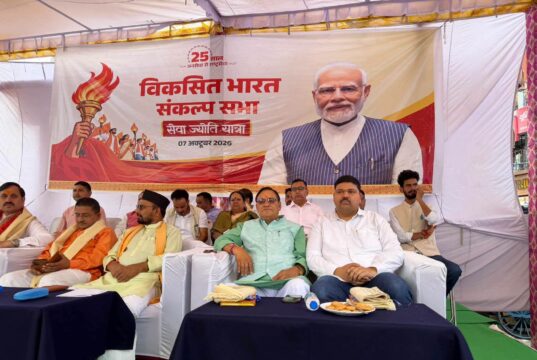 गोपेश्वर में आयोजित हुई विकसित भारत संकल्प सभा, सेवा ज्योति कार्यक्रम