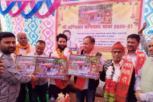 251 वर्षों बाद गर्भगृह से बाहर आएंगी चमेठी मां चंडिका, नौ दिवसीय नवरात्रों का शुभारंभ