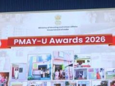 प्रधानमंत्री आवास योजना (शहरी) 2.0 के अंतर्गत उत्तराखण्ड राज्य द्वारा स्वीकृत आवासों के सापेक्ष सर्वाधिक आवासों का निर्माण प्रारंभ कराने अर्थात उच्चतम ‘ग्राउंडिंग अनुपात’ की उपलब्धि के लिए उत्तराखण्ड को राष्ट्रीय स्तर पर “सर्वश्रेष्ठ प्रदर्शन करने वाले राज्य” की श्रेणी में सम्मानित किया गया।