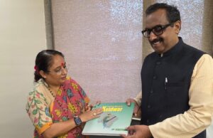 विधानसभा अध्यक्ष ऋतु खण्डूडी भूषण ने भाजपा के राष्ट्रीय उपाध्यक्ष राम माधव से की शिष्टाचार भेंट