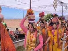 कलश यात्रा के साथ छह दिवसीय लड़ीधूरा महोत्सव का शुभारंभ