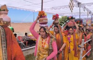कलश यात्रा के साथ छह दिवसीय लड़ीधूरा महोत्सव का शुभारंभ